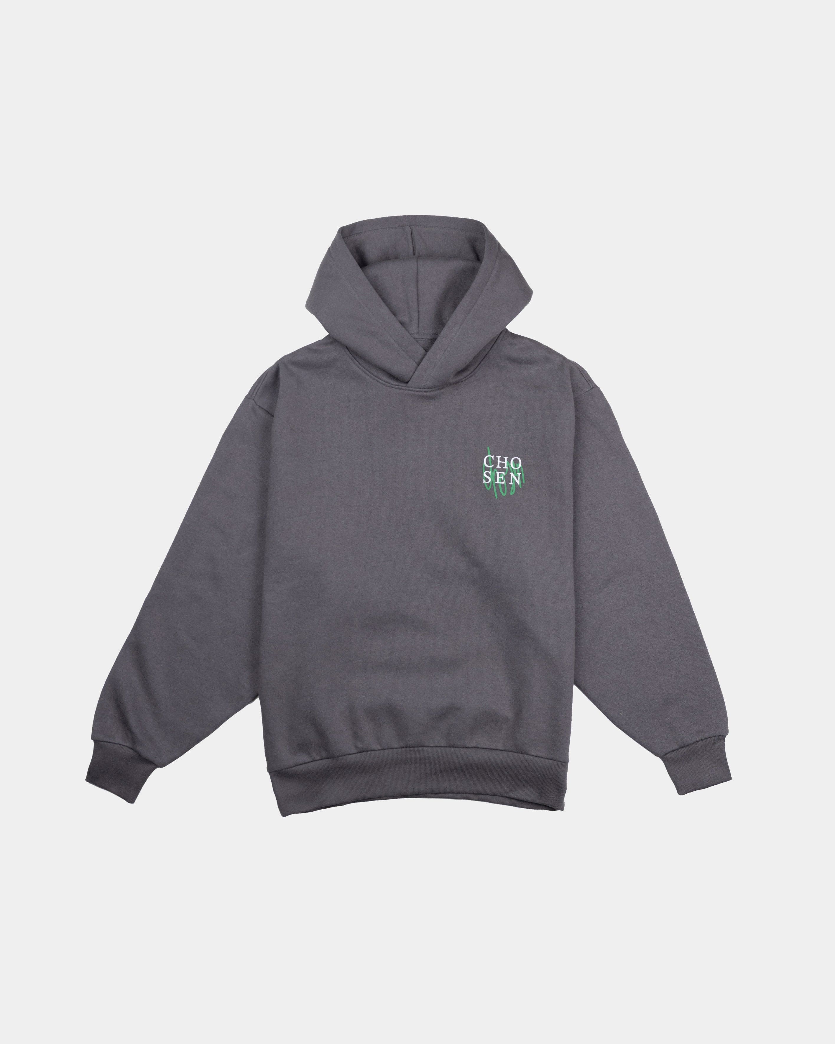 DARK GREY CHOSEN HOODIE